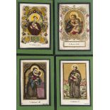 Sammlung von 114 Bildnissen des Hl. Antonius von Padua. Versch. Techniken. (Kupferstich, Stahlstich,