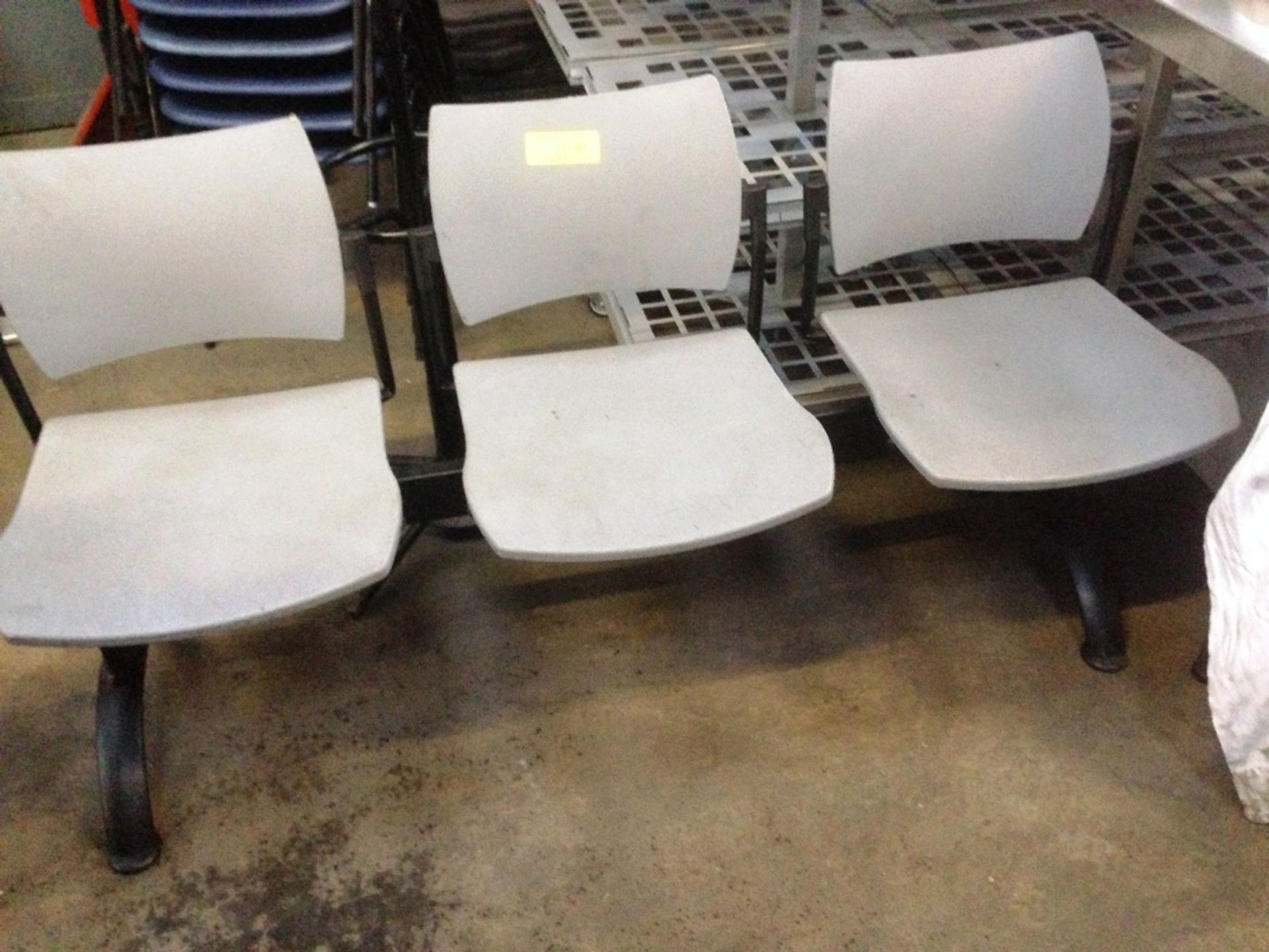 Bench seat with 3 chairs