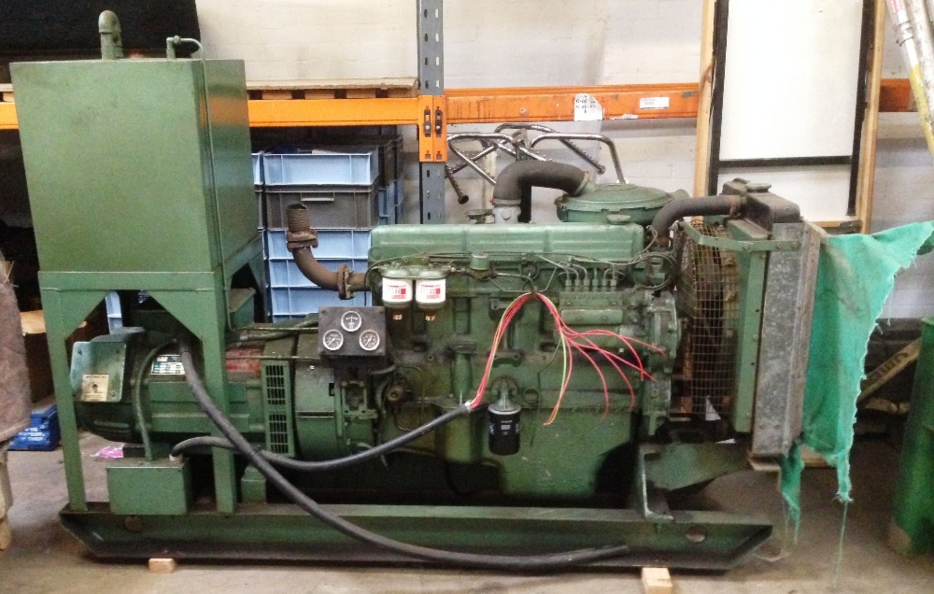 Ford 6 cylinder diesel 50KVa generator 220x80x170cm