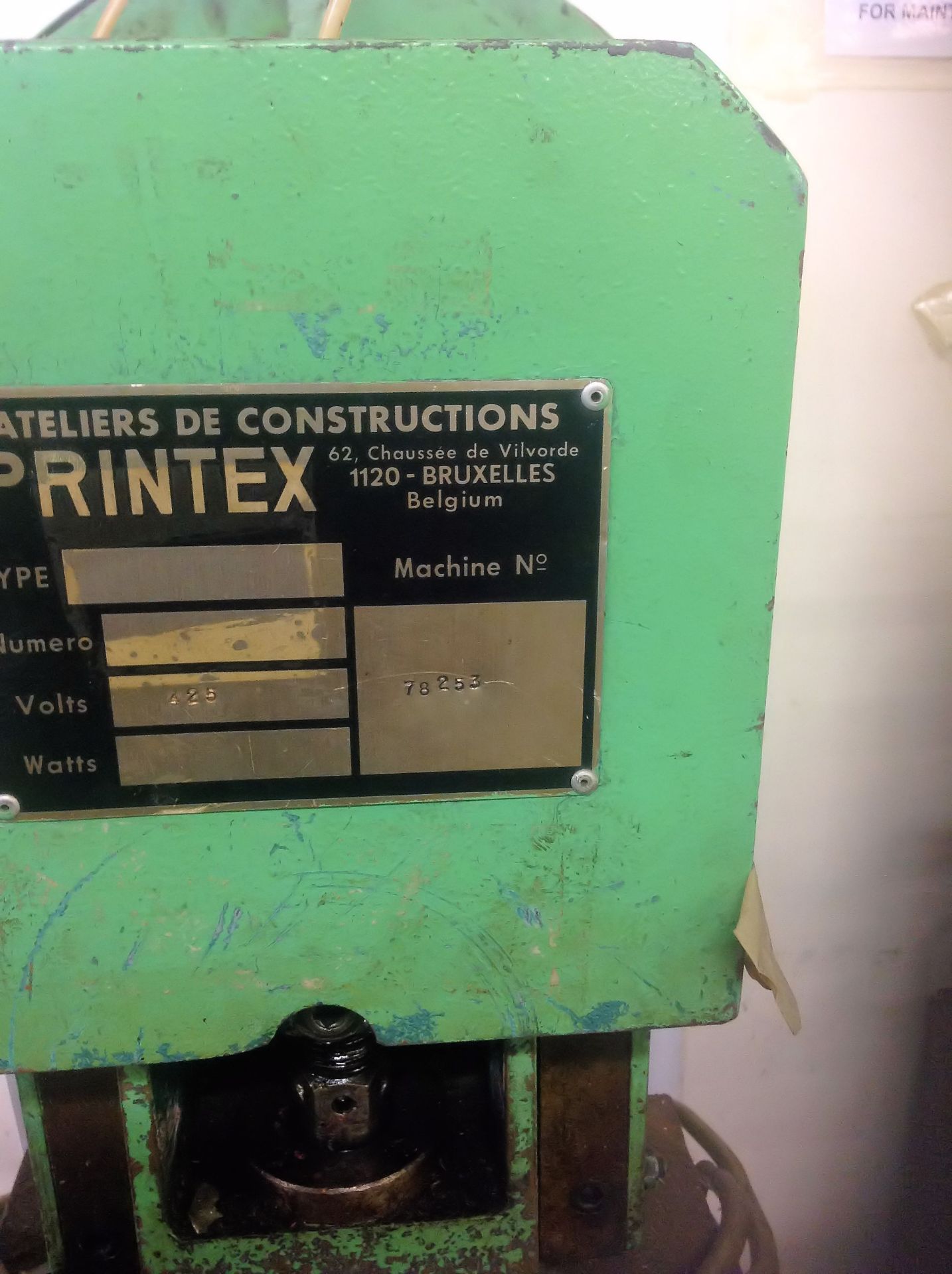 Printex pneumatic punch press - Image 3 of 3