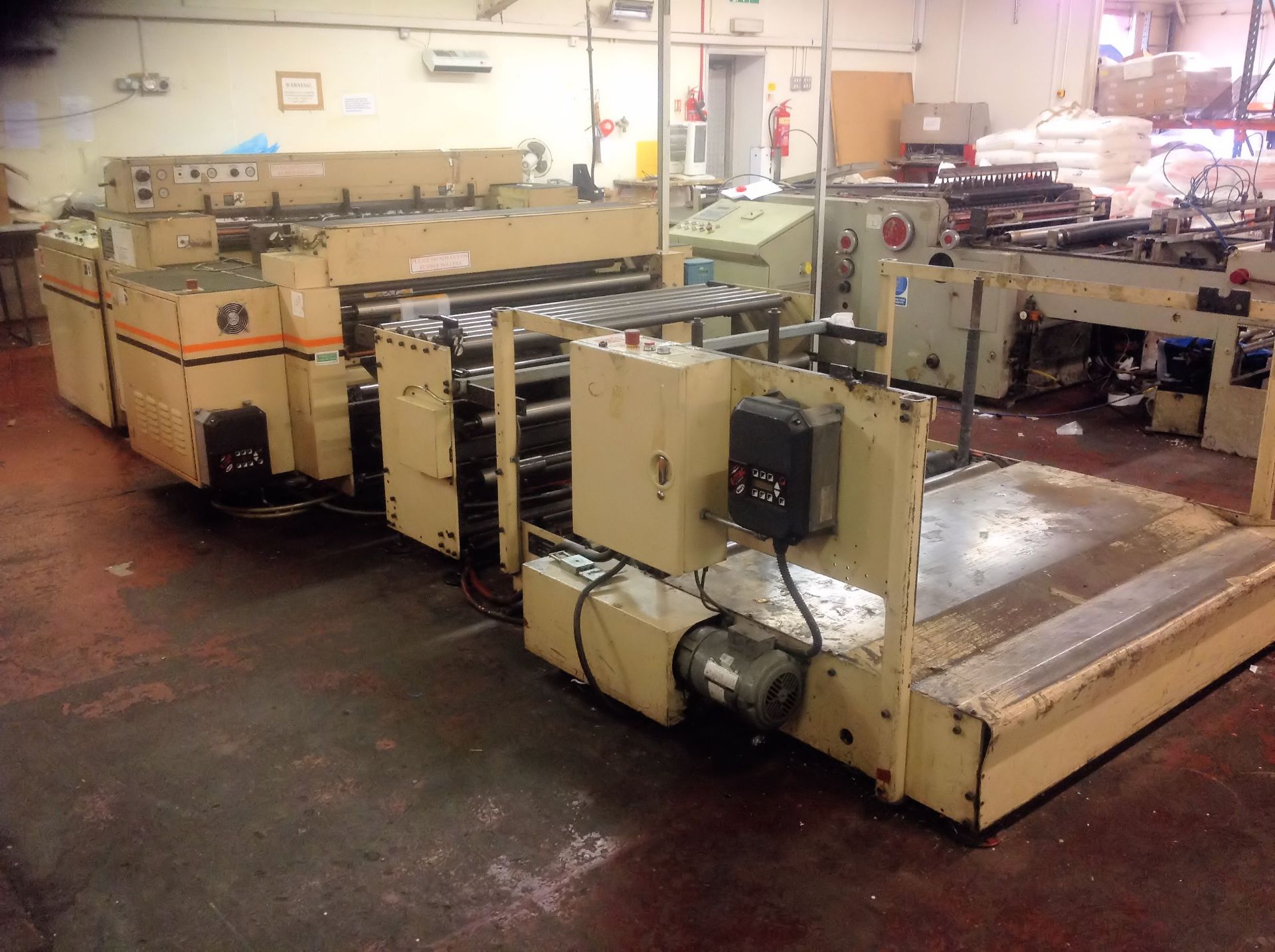 Amplas Model MUSD50 bottom weld bag machine with Servo and surface unwind