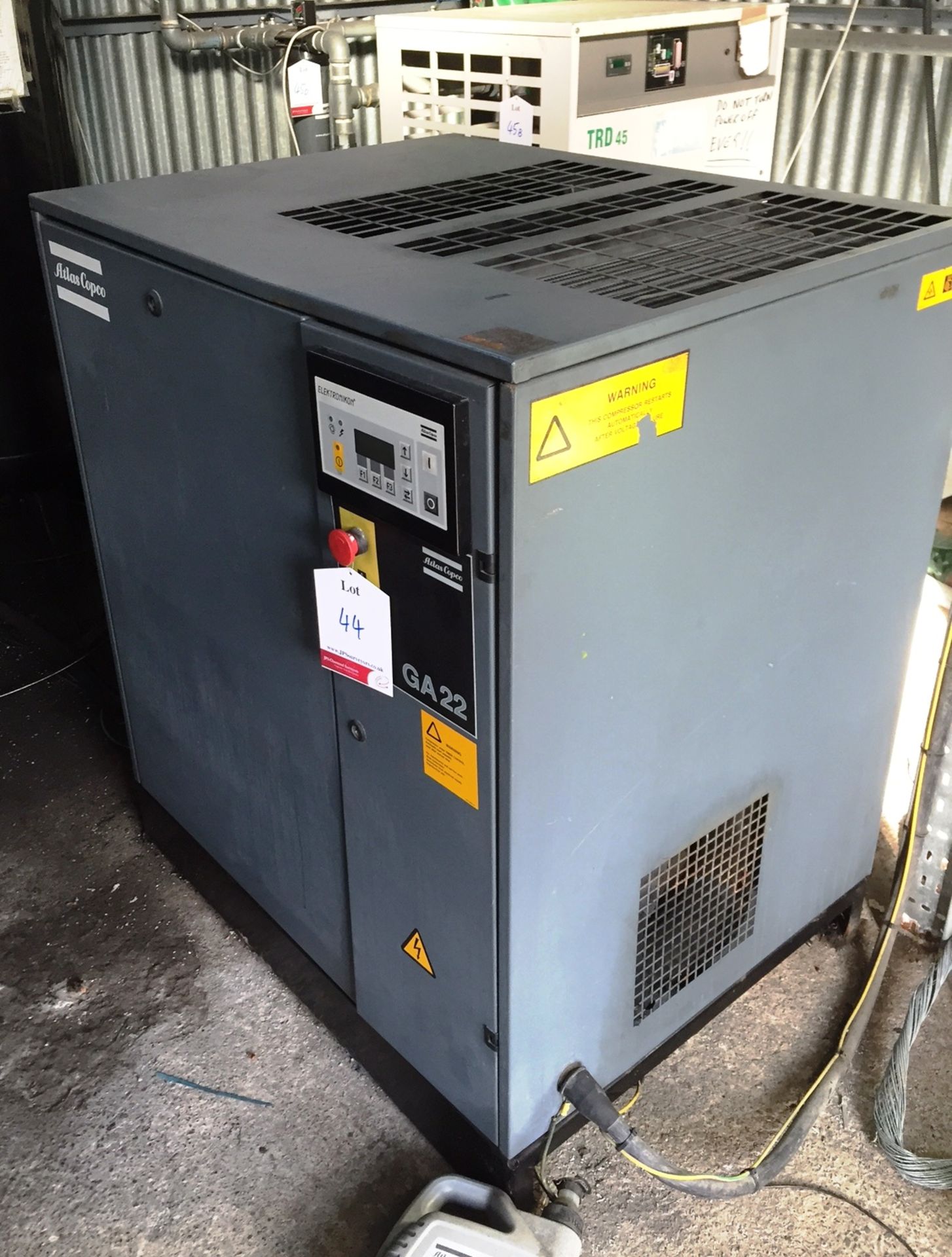 Atlas Copco Type GA22P compressor