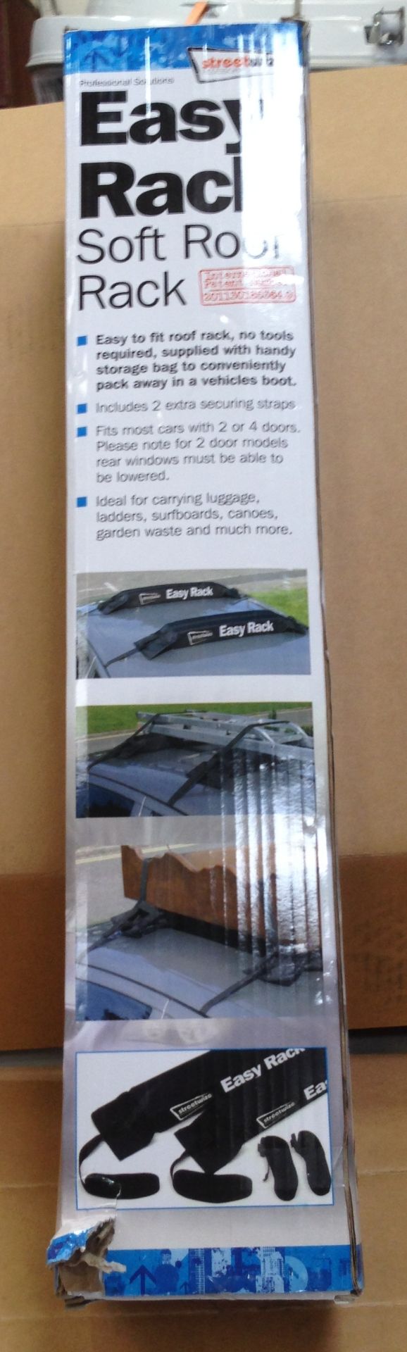 5pcs Easyfit soft roof rack system - rrp £39.99 each