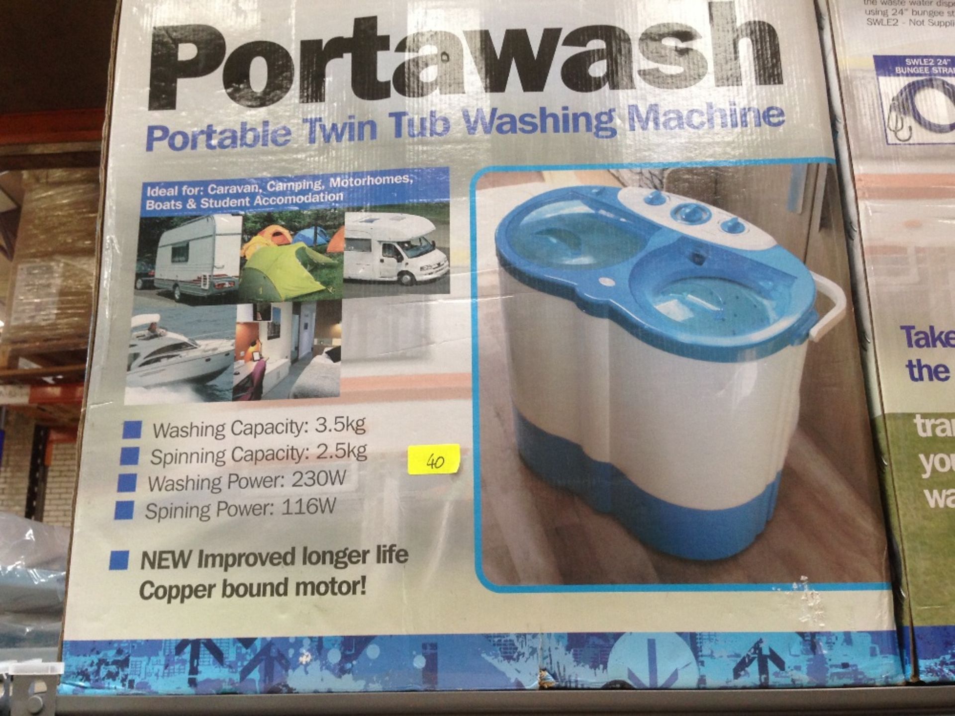 Streetwise Portawash washing machine unit rrp £129