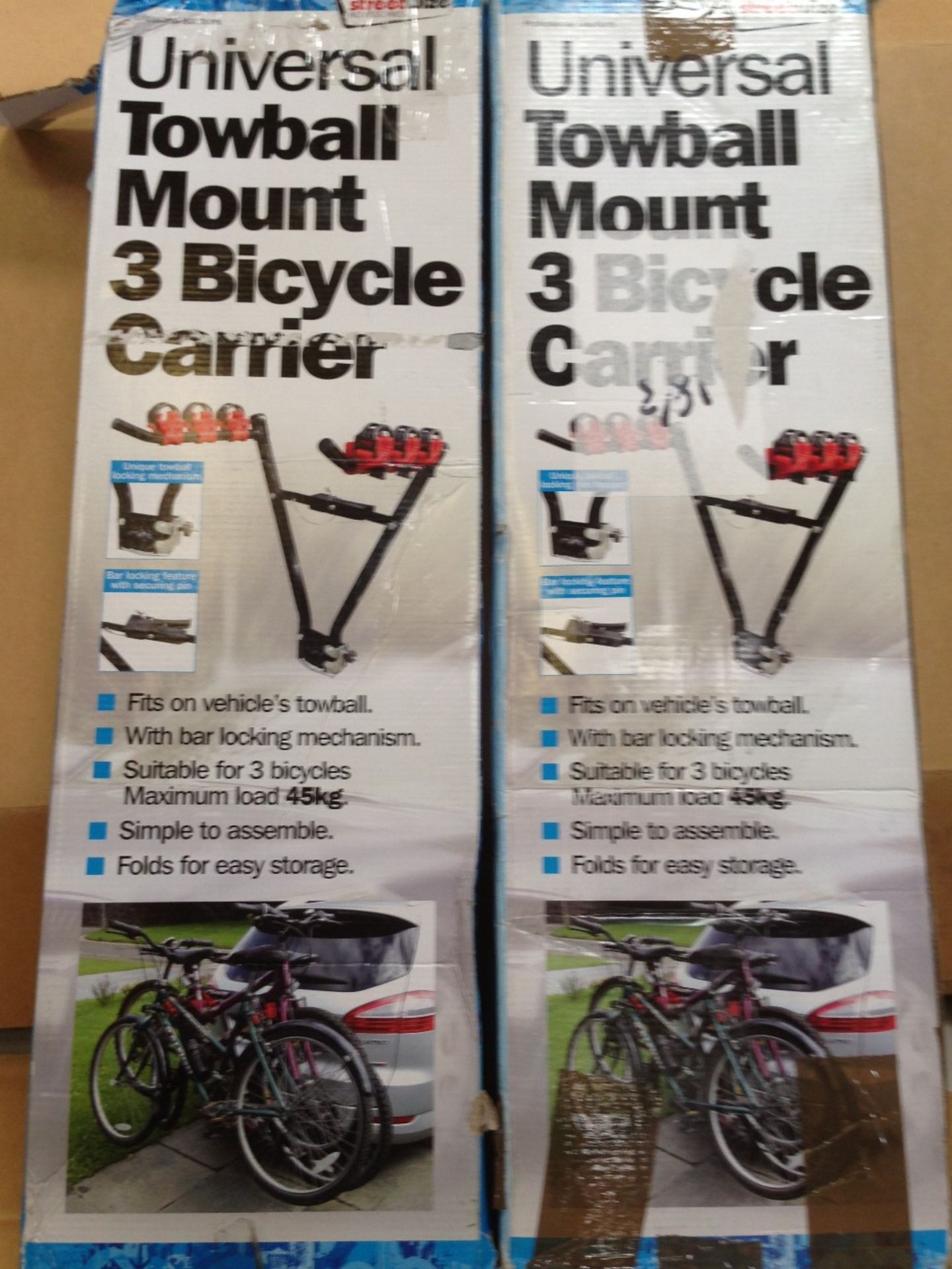 2pcs Universal Towball mount 3 cycle carrier rrp £24.100