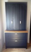 Lansdowne Oak Shaker Dresser - Painted Charcoal