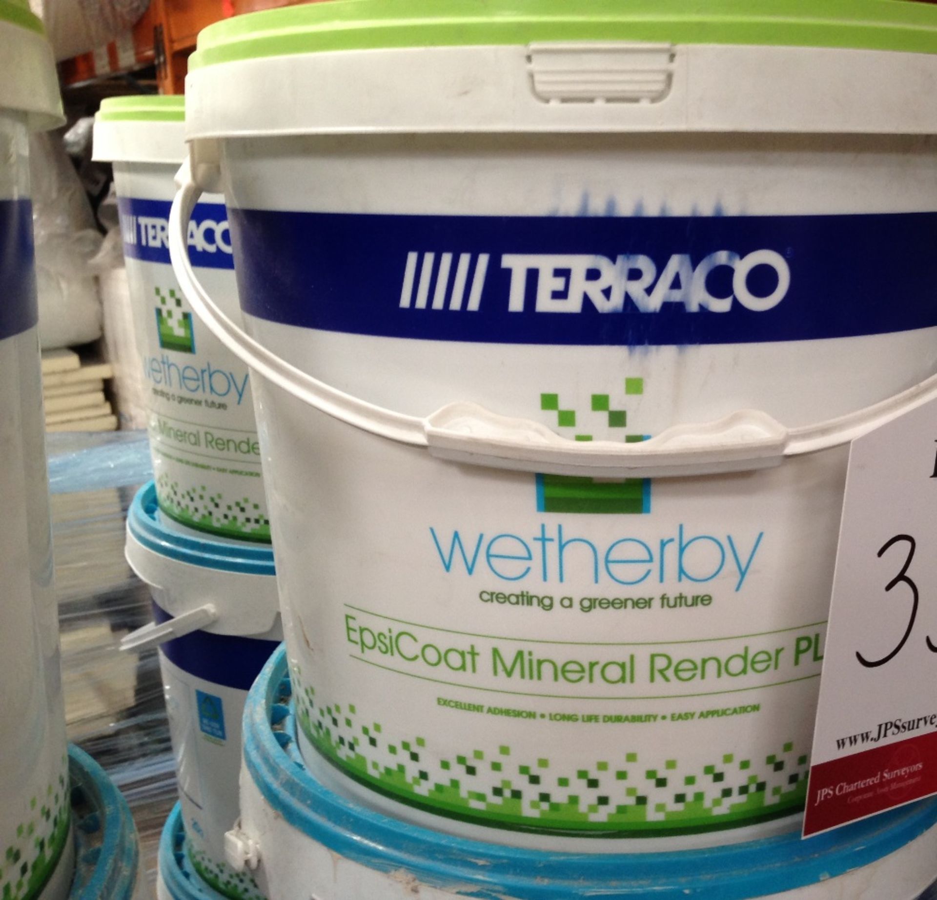 5 x 20kg Tub Wetherby TERRACO EpsiCoat Mineral Render Plus.