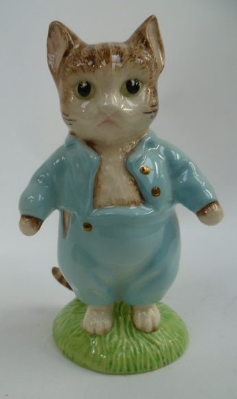 A Beswick limited edition Beatrix Potter figurine ''Tom Kitten'' no 1909, 13 cm high.