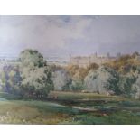 Charles Harrington, an early 20th century pencil and watercolour view of Arundel Castle within an