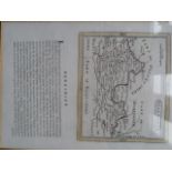 An 18th century Seller Grose double sided map of Berkshire with text.