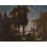 FRIEDRICH NERLY
1807 Erfurt - Venedig 1878

Glaube, Liebe, Hoffnung.
1830
Öl auf Karton. (Um