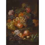 JOHANN NEPOMUK MAYRHOFER
1764 Oberneukirchen - München 1832

Stillleben mit Blumen, Früchten und
