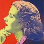 ANDY WARHOL
1928 Pittsburgh - New York 1987

Herself aus: Ingrid Bergman.
1983
Farbige Serigraphie