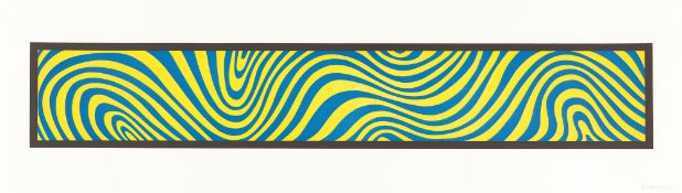 SOL LEWITT
1928 Hartford/Conn. - New York 2007

Bl. 3 aus: Wavy Irregular Bands.
1996
Farbige