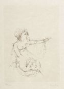Leonor Fini 1907 Buenos Aires - 1996 Paris - Erotische Szenen - 6 Radierungen/Papier. 55/150. 23 x