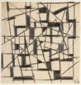 Heiner Malkowsky 1920 Rosenberg - 1988 Hannover - Komposition - Bleistift/Papier. 28 x 27 cm.