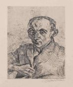 Ludwig Meidner 1884 Bernstadt an der Weide - 1966 Darmstadt - Porträt des Herrn Tau (Max Tau II) -