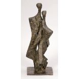 Bronzebildner des 20. Jahrhunderts- Paar - Bronze. Braun patiniert. H. 35 cm. Auf der Standfläche