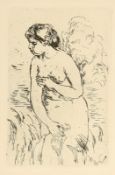 Pierre-Auguste Renoir1841 Limoges - 1919 Cagnes - Baigneuse debout, à Mi-Jambes - Radierung/