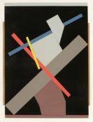 Rudolf Valenta1929 Prag - Komposition III - Farbserigrafie/Papier. 8/15. 68,5 x 52,5 cm, 78 x 61