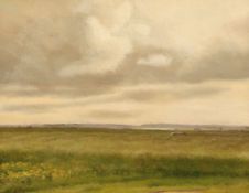 Pauline Thomsen1858 Roskilde - 1931 Ry (Jütland) - Nordische Landschaft - Öl/Lwd. Doubl. 34,5 x 44,5