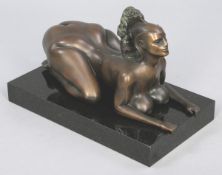 Ernst Fuchs1930 Wien - lebt und arbeitet in Wien Bildgießerei Paolo Venturi. - "Sphinx I" -
