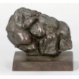 Peter Makolies1936 Königsberg/Ostpreußen - Verschlungene Torsi - Bronze. Braun patiniert. 2/3. H. 14