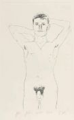 David Hockney1937 Bradford/Yorkshire -  lebt in London und Los Angeles - "In an old book" -