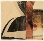 Fritz Burger-Mühlfeld1882 Augsburg - 1969 Hannover - Abstrakte Komposition - Collage/Papier. 9,4 x
