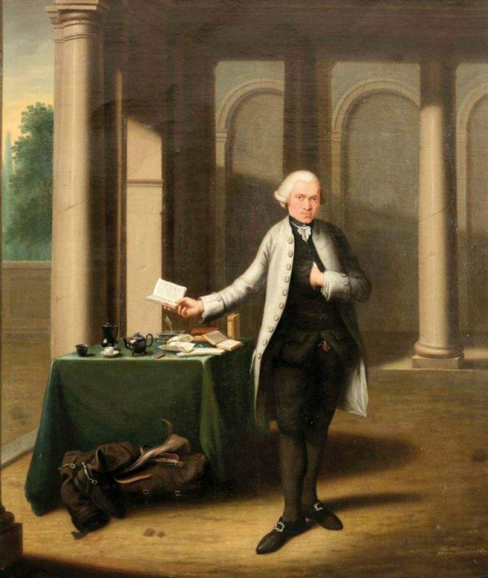 Johann Herman Faber1734 - 1800 - Bildnispaar Herr und Dame des Rokoko - Öl/Lwd. (2). Je 92 x 79