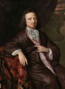 Caspar Netscher1639 Heidelberg - 1684 Den Haag attr. - Bildnis eines Edelmannes - Öl/Lwd. Doubl.