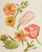Fernando Botero1932 Medellín - lebt und arbeitet in New York und Paris - "Blumen" - Aquarell/Papier.