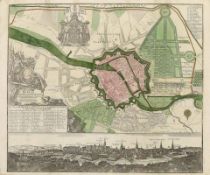 Tobias Konrad Lotter1717 - 1777 - "Die Stadt Berlin hat Vier Theil als A. Berlin. B. Cöln. C. Neu
