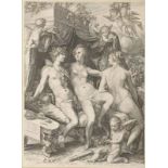 Jan Saenredam1565 Saerdam - 1607 Assendelft - "Sine Bacchus et Ceres friget Venus" (nach Goltzius) -