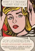 Roy Lichtenstein1923 New York - 1997 New York - Ausstellungsplakat "Kestner-Gesellschaft Hannover" -