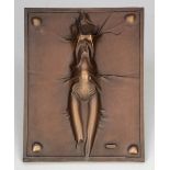 Paul Wunderlich1927 Eberswalde - 2010 Saint-Pierre-de-Vassols - "Aphrodite" - Bronzerelief.