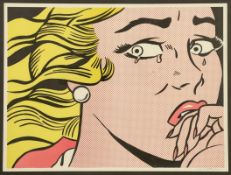 Roy Lichtenstein1923 New York - 1997 New York - "Crying girl" - Farboffsetlithografie/Velin. 43,8