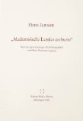 Horst Janssen1929 Hamburg - 1995 Hamburg - "Madame Lender en buste" / "Huberbrief 7" - Farboffset/