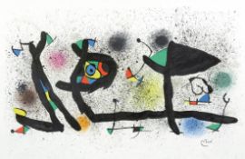 Joan Miró1893 Barcelona - 1983 Palma - "Sculptures" - Farblithografie/Papier. 47 x 62 cm, 51,7 x