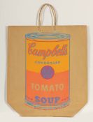 Andy Warhol1928 Pittsburgh - 1978 New York - "Campbell's soup can (Tomato) 1966" - Farbserigrafie/