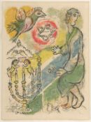 Marc Chagall1887 Witebsk - 1985 St. Paul de Vence - "Bezaléel fit deux chérubins d'or" -