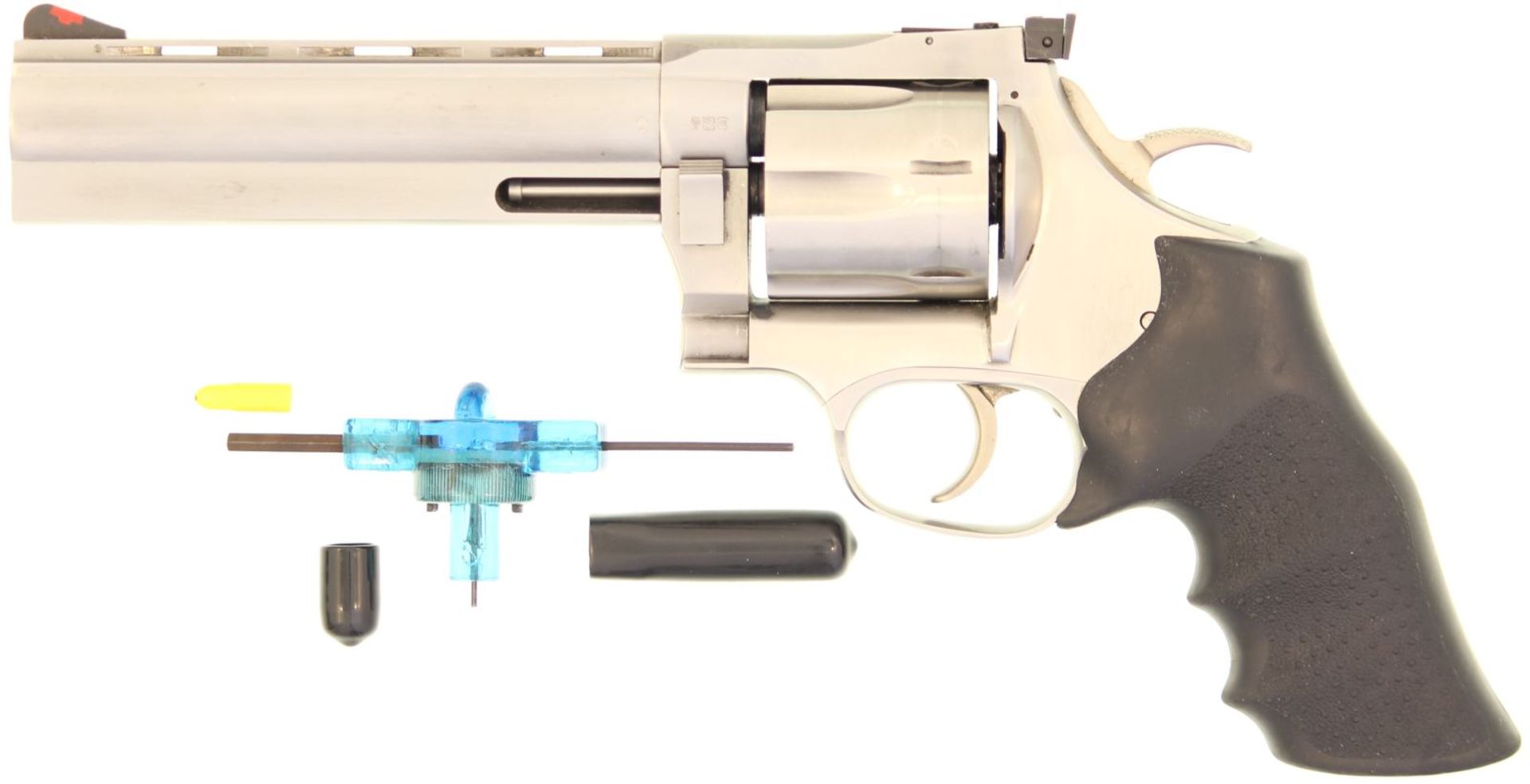 Revolver Dan Wesson DW44, Kal. .44Mag. Rostfreie Waffe mit 6''-Lauf, seidenmatt geschlichtete