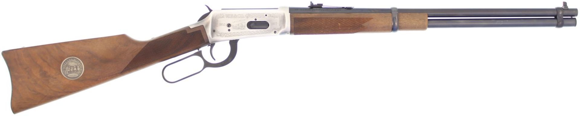 Unterhebelrepetiergewehr, Winchester Mod. 94, Jubiläumsausführung "Wells Fargo & Co. 1852 - 1977",