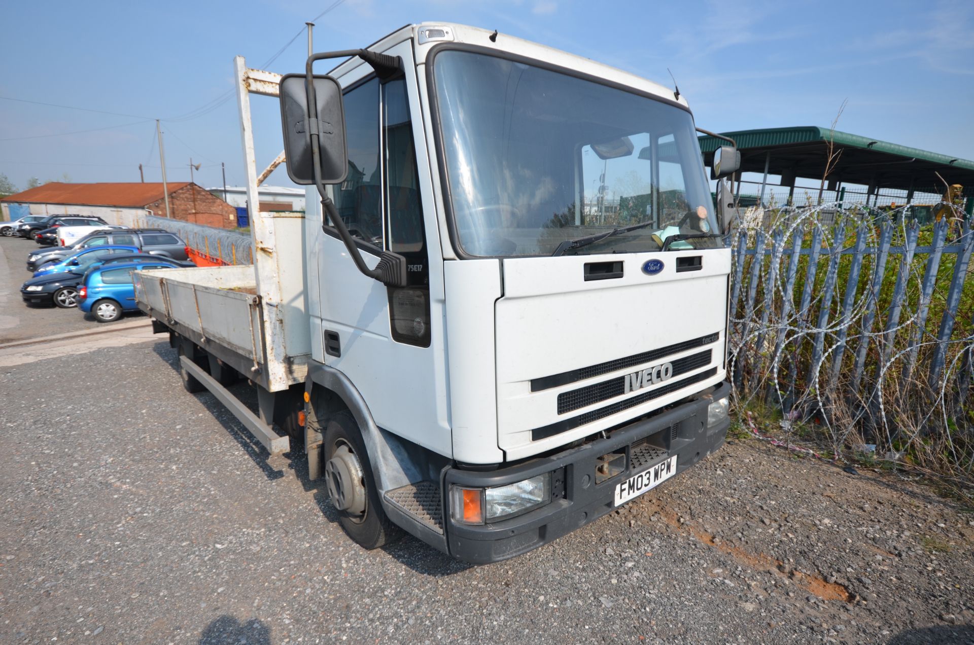 Iveco 7.5T Flat Back Truck FM03 WPW with V5 taxed, MOT document not found and at present no keys