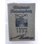 Wohnungsbuch Würzburg, Jahrgang 1936, saubere ErhaltungMindestpreis: 30 EUR