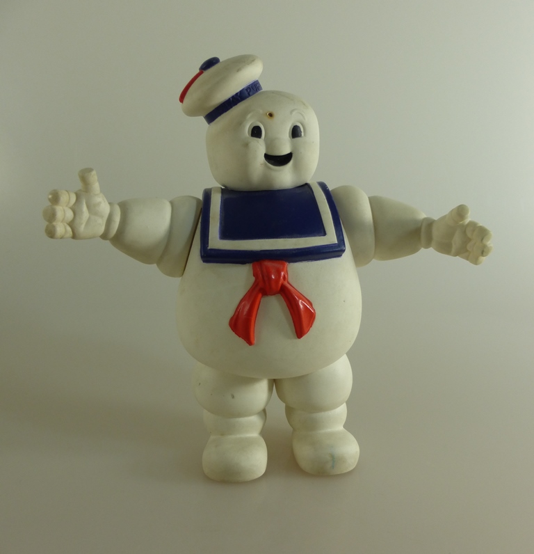 Columbia Werbefigur, Marshmallow Man, 1984, bewegliche Arme, h. 17cm