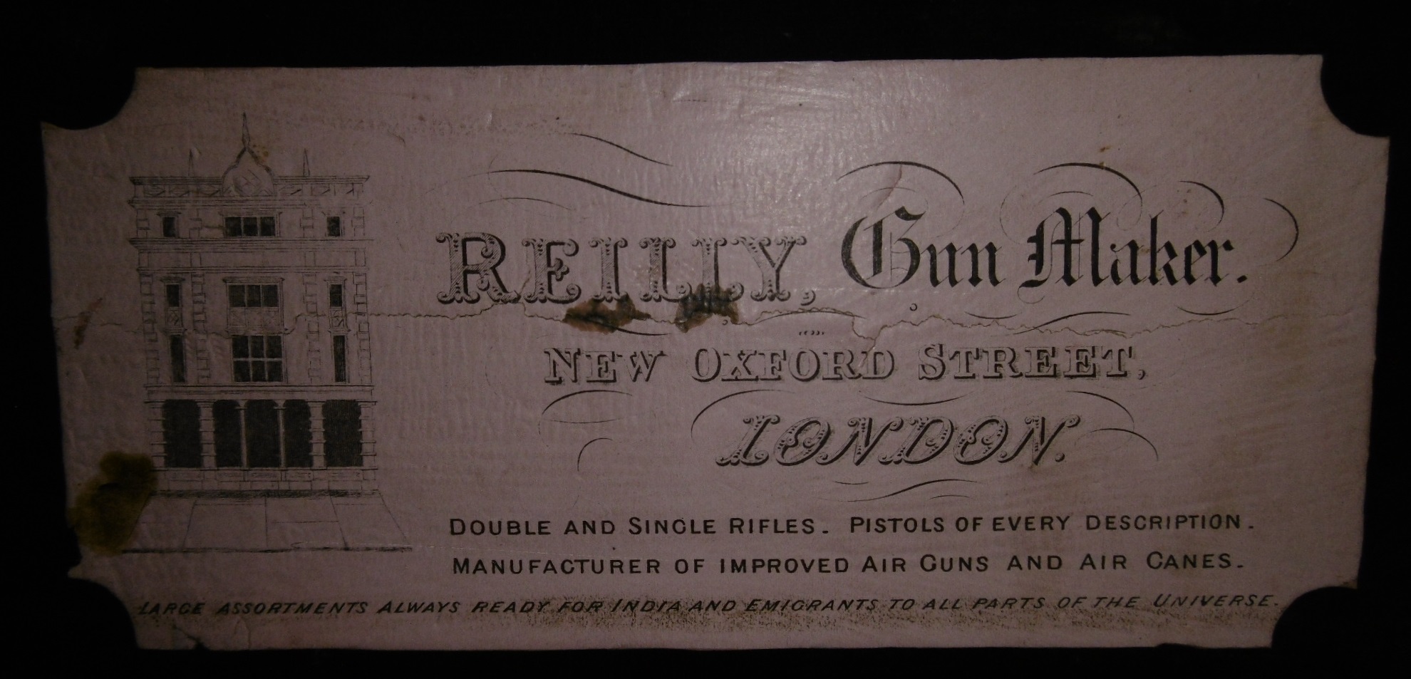 Reilly Air Gun cane in box - Image 7 of 11