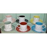 6 Susie Cooper coffee cans & saucers