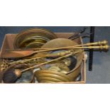 Box of brassware