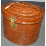 Tin hat box